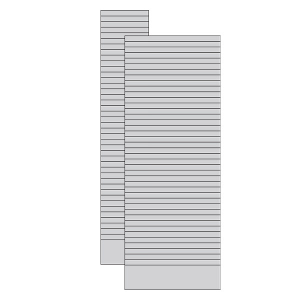 ORGATEX Cardplan H 1244 x L 250 mm