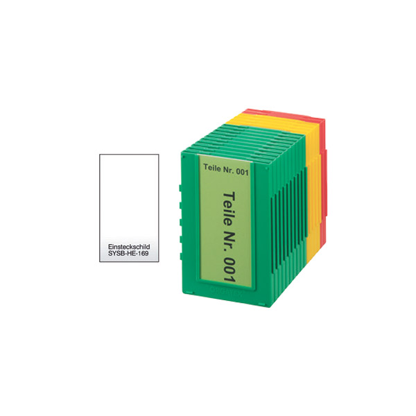Grand porte-étiquettes en plastique transparent