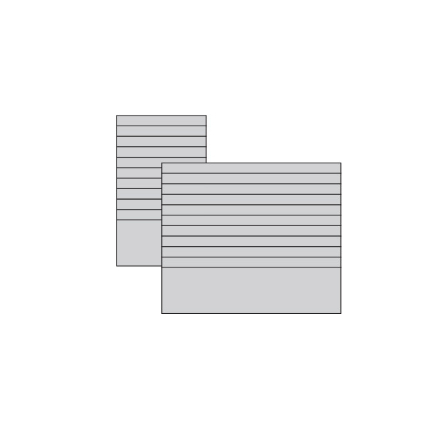 ORGATEX Cardplan H 440 x L 250 mm