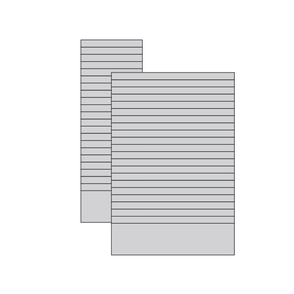 ORGATEX Cardplan H 795 x L 250 mm