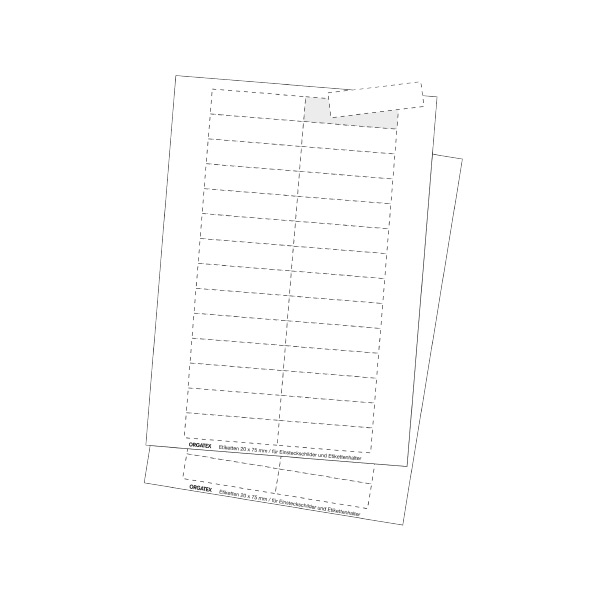 Étiquettes cartonnées pour Label Top